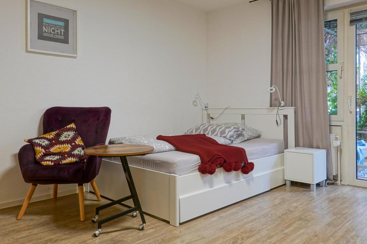 1 Zimmer Wohnung Mit Der Terrasse In Der Innenstadt Висбаден Екстериор снимка